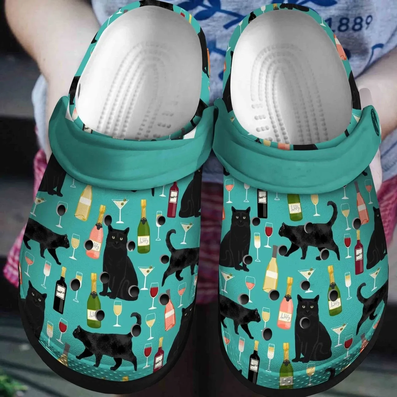 Cat Personalized Clog Custom Crocs Comfortablefashion Style Comfortable For Women Men Kid Print 3D Wine And Black Cat Cat Personalized Clog Custom Crocs Comfortablefashion Style Comfortable For Women Men Kid Print 3D Wine And Black Cat