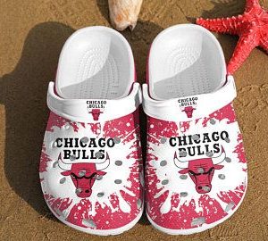 Chicago Bulls Crocs Crocband Clog Clog Comfortable For Mens And Womens Classic Clog Water Shoes
