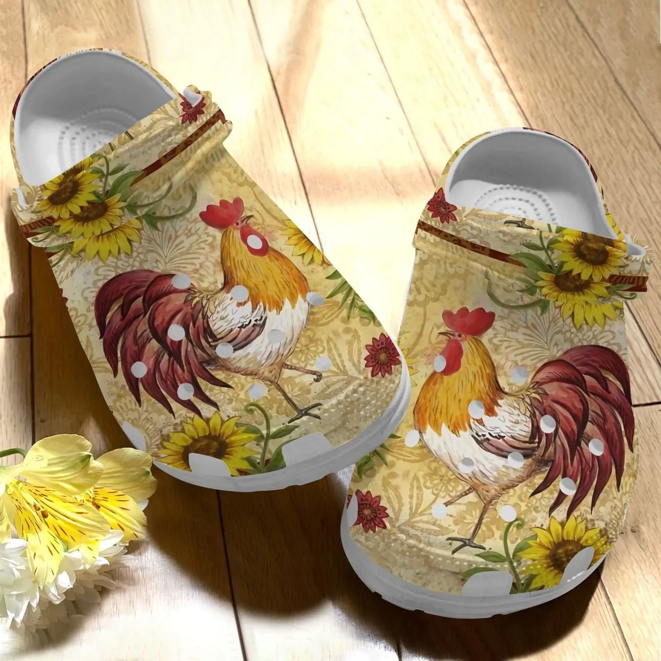 Chicken Personalize Clog Custom Crocs Fashionstyle Comfortable For Women Men Kid Print 3D Flowery Chicken Chicken Personalize Clog Custom Crocs Fashionstyle Comfortable For Women Men Kid Print 3D Flowery Chicken