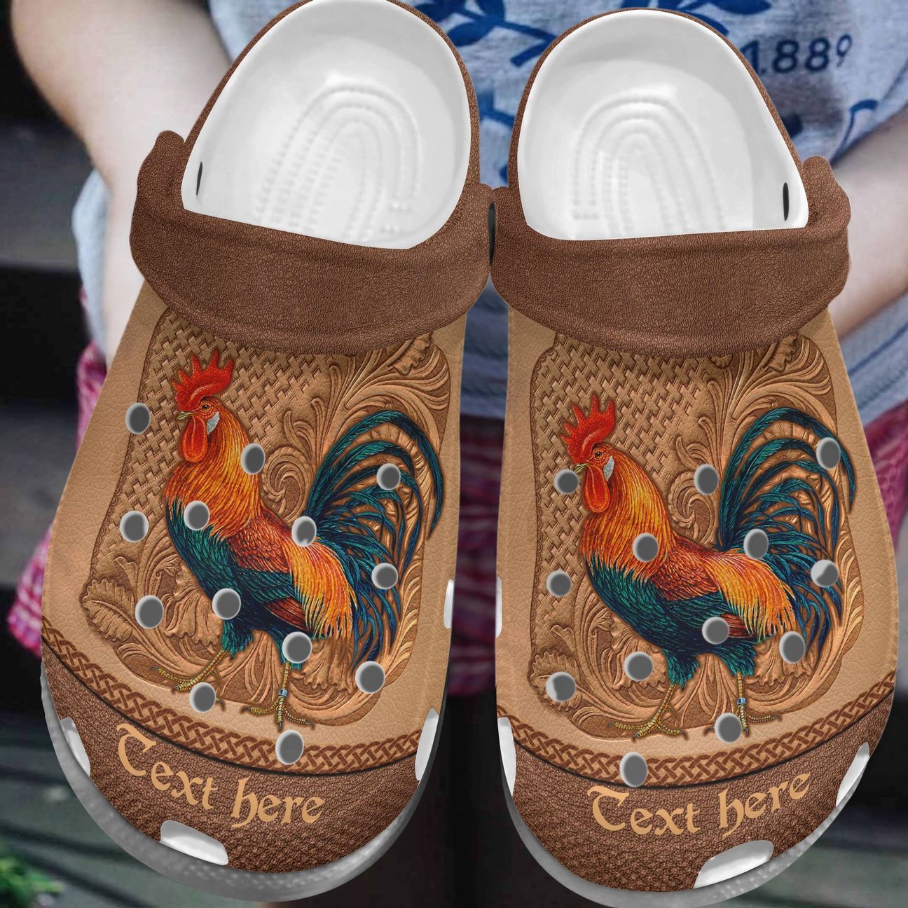 Chicken Personalize Clog Custom Crocs Fashionstyle Comfortable For Women Men Kid Print 3D Personalized Gorgeous Rooster Chicken Personalize Clog Custom Crocs Fashionstyle Comfortable For Women Men Kid Print 3D Personalized Gorgeous Rooster