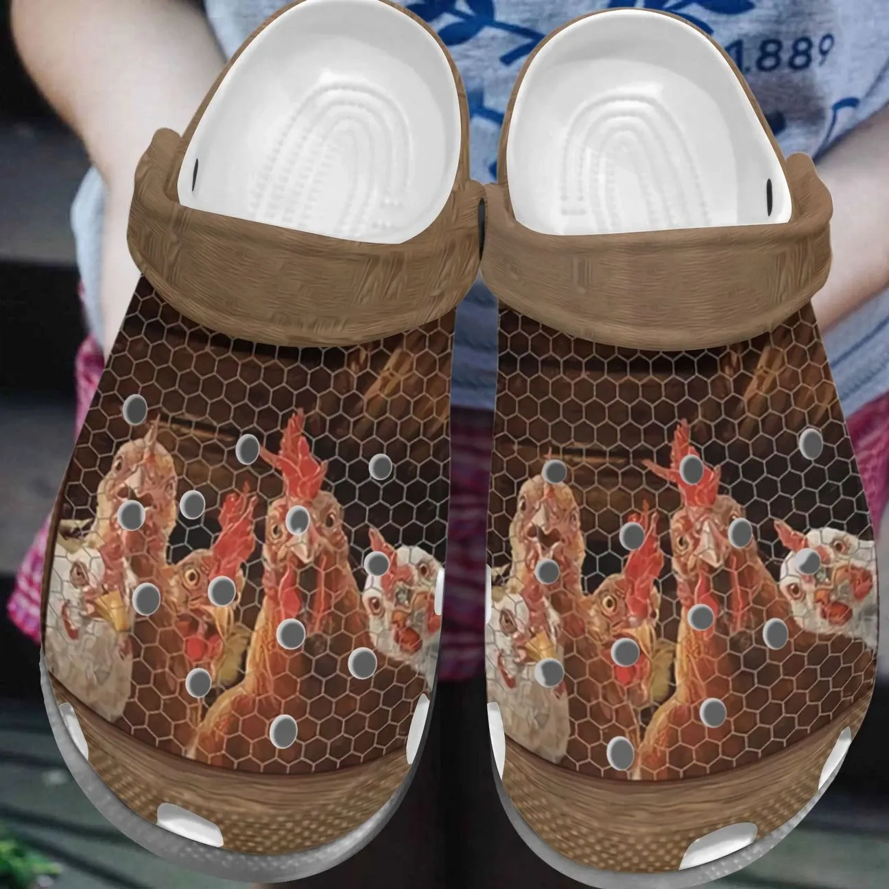 Chicken Personalize Clog Custom Crocs Fashionstyle Comfortable For Women Men Kid Print 3D Rooster V2 Chicken Personalize Clog Custom Crocs Fashionstyle Comfortable For Women Men Kid Print 3D Rooster V2