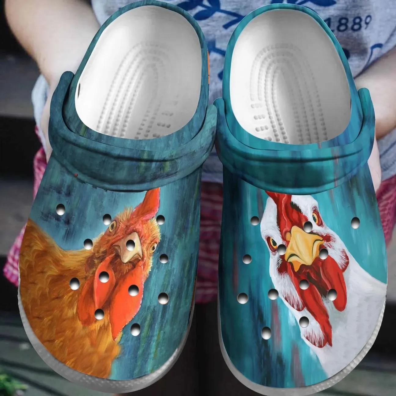 Chicken Personalized Clog Custom Crocs Comfortablefashion Style Comfortable For Women Men Kid Print 3D Funny Chickens Chicken Personalized Clog Custom Crocs Comfortablefashion Style Comfortable For Women Men Kid Print 3D Funny Chickens