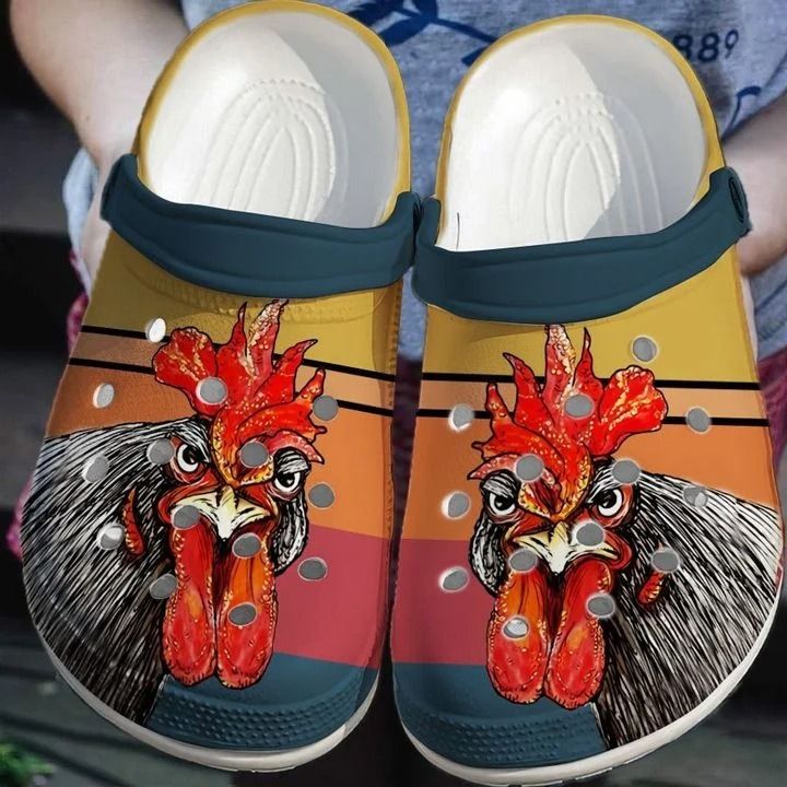 Chicken Retro Crocs Crocband Clog Comfortable For Mens Womens Classic Clog Water Shoes Clog Chicken Retro Crocs Crocband Clog Comfortable For Mens Womens Classic Clog Water Shoes Clog