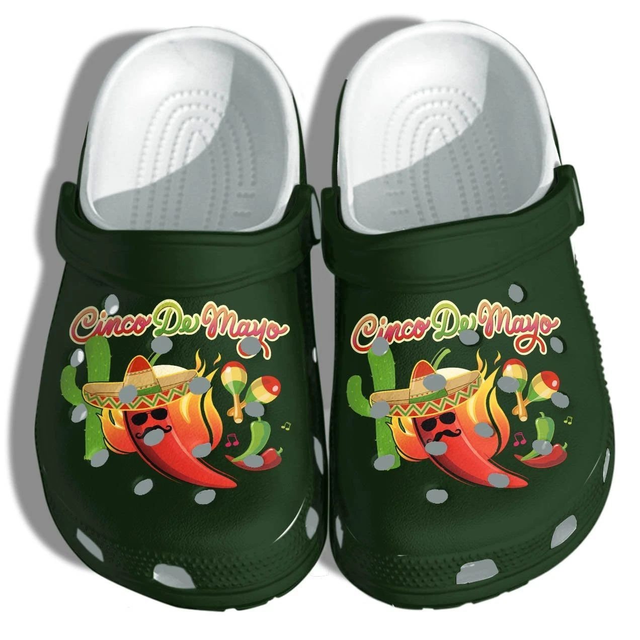 Chilli Peppers Mexico Cactus Funny Shoes Crocs Clog – Cino De Mayo Shoes Gifts Mexican For Mens And Womens Chilli Peppers Mexico Cactus Funny Shoes Crocs Clog – Cino De Mayo Shoes Gifts Mexican For Mens And Womens