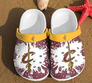 Cleveland Cavaliers Crocs Crocband Clog Clog Comfortable For Mens And Womens Classic Clog Water Shoes