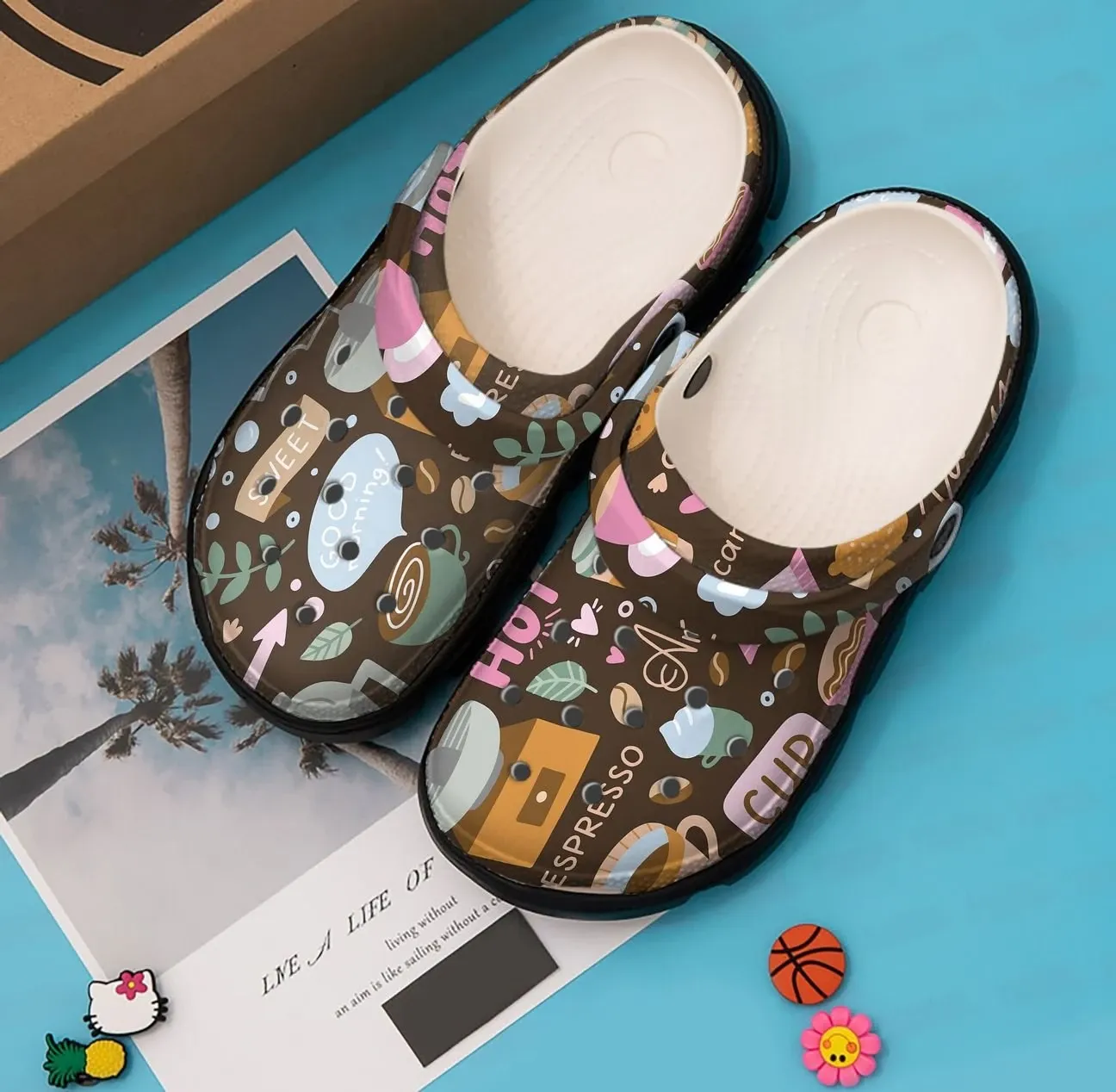 Coffee Personalized Clog Custom Crocs Comfortablefashion Style Comfortable For Women Men Kid Print 3D Espresso Coffee Personalized Clog Custom Crocs Comfortablefashion Style Comfortable For Women Men Kid Print 3D Espresso