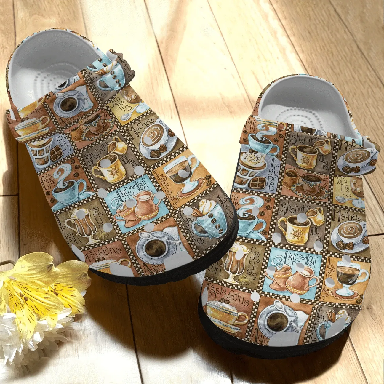 Coffee Personalized Clog Custom Crocs Comfortablefashion Style Comfortable For Women Men Kid Print 3D Pattern Coffee Personalized Clog Custom Crocs Comfortablefashion Style Comfortable For Women Men Kid Print 3D Pattern