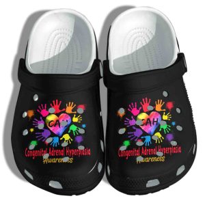 Color Hands Cah Awareness Crocs Clog Clog Shoes Gift For Man Woman