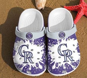 Colorado Rockies Crocband Clog Clog Comfortable For Mens And Womens Classic Clog Water Shoes Colorado Rockies Crocs