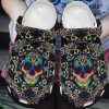 Colorfull Skull Crocs Clog Shoes Crocbland Clog Gifts For Men Women