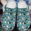 Corgi Crocs Clog Classic Clog Whitesole Corgi Blossoms Shoes