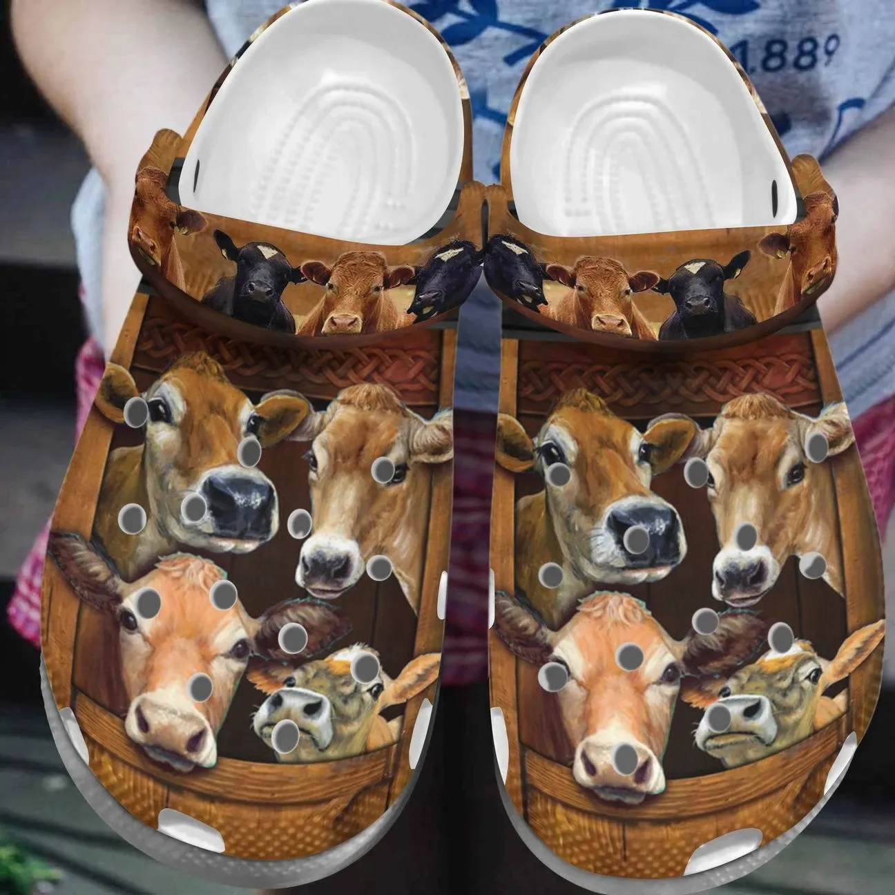 Cow Personalize Clog Custom Crocs Fashionstyle Comfortable For Women Men Kid Print 3D Window With Cow Cow Personalize Clog Custom Crocs Fashionstyle Comfortable For Women Men Kid Print 3D Window With Cow