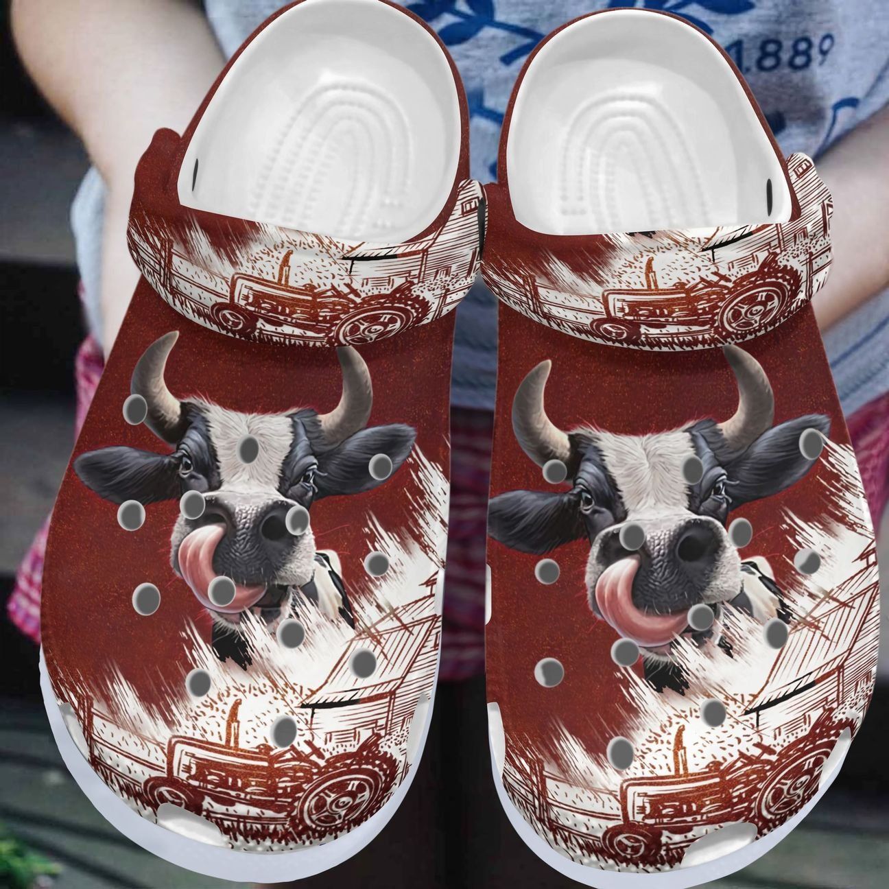 Cow Personalized Clog Custom Crocs Comfortablefashion Style Comfortable For Women Men Kid Print 3D Cows In My Farm Cow Personalized Clog Custom Crocs Comfortablefashion Style Comfortable For Women Men Kid Print 3D Cows In My Farm