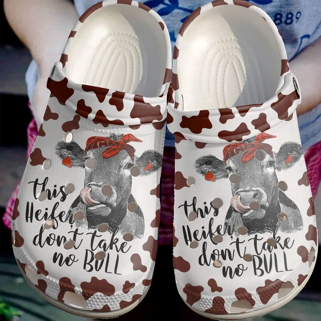 Cow Personalized Clog Custom Crocs Comfortablefashion Style Comfortable For Women Men Kid Print 3D This Heifer Cow Personalized Clog Custom Crocs Comfortablefashion Style Comfortable For Women Men Kid Print 3D This Heifer