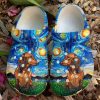 Dachshund Blue Sky Sku 690 Crocs Clog Clog Shoes