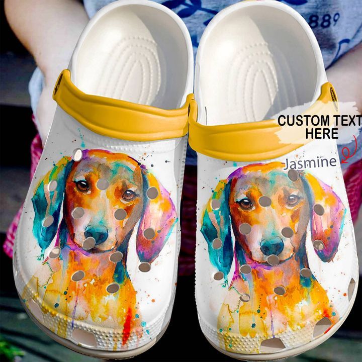 Dachshund Personalized Art Sku 710 Crocs Crocband Clog Comfortable For Mens Womens Classic Clog Water Shoes Dachshund Personalized Art Sku 710 Crocs Crocband Clog Comfortable For Mens Womens Classic Clog Water Shoes