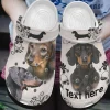 Dachshund Personalized Clog Custom Crocs Comfortablefashion Style Comfortable For Women Men Kid Print 3D Life Is Better With A Dachshund