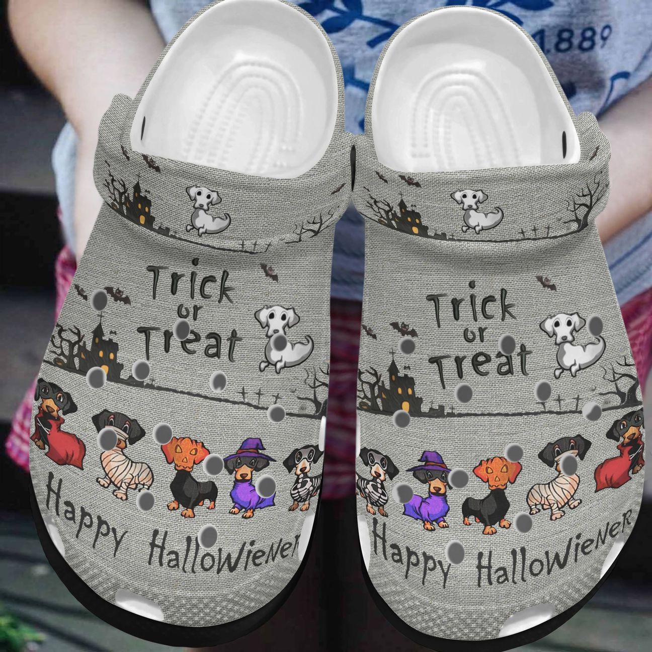 Dachshund Personalized Clog Custom Crocs Comfortablefashion Style Comfortable For Women Men Kid Print 3D Trick Or Treat Dachshund Personalized Clog Custom Crocs Comfortablefashion Style Comfortable For Women Men Kid Print 3D Trick Or Treat