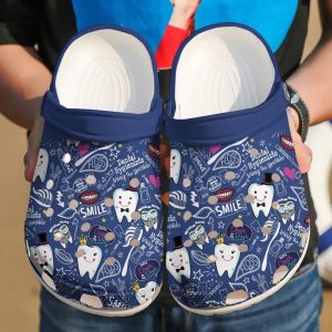 Dental Hygienist Bring The Sparkle Sku 749 Crocs Crocband Clog Comfortable For Mens Womens Classic Clog Water Shoes