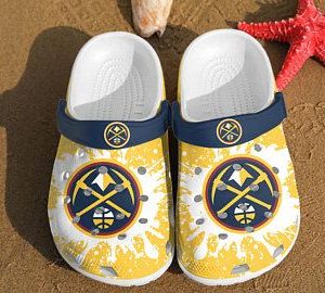Denver Nuggets Crocs Crocband Clog Clog Comfortable For Mens And Womens Classic Clog Water Shoes