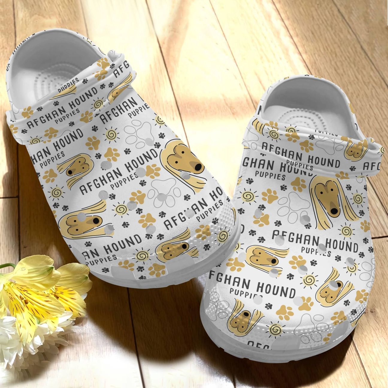 Dog Personalize Clog Custom Crocs Fashionstyle Comfortable For Women Men Kid Print 3D Afghan Hound V1 Dog Personalize Clog Custom Crocs Fashionstyle Comfortable For Women Men Kid Print 3D Afghan Hound V1