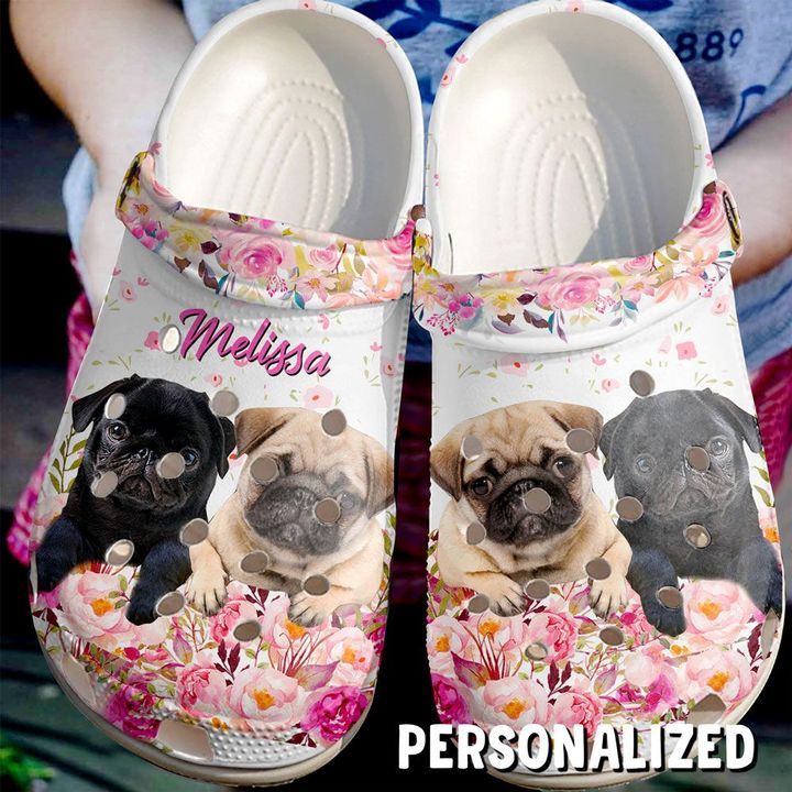 Dog Personalized Cute Pugs Sku 854 Crocs Crocband Clog Comfortable For Mens Womens Classic Clog Water Shoes Dog Personalized Cute Pugs Sku 854 Crocs Crocband Clog Comfortable For Mens Womens Classic Clog Water Shoes