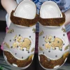Elephant Personalize Clog Custom Crocs Fashionstyle Comfortable For Women Men Kid Print 3D Golden Elephant