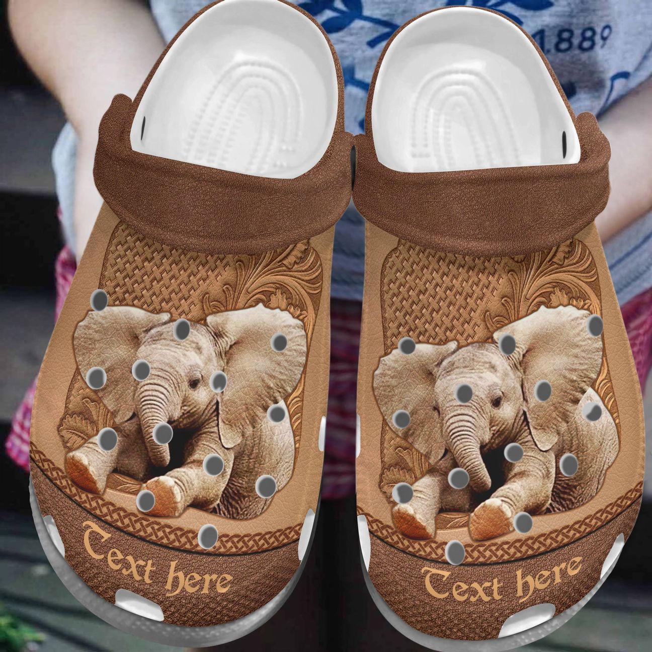 Elephant Personalize Clog Custom Crocs Fashionstyle Comfortable For Women Men Kid Print 3D Personalized Cute Elephant Elephant Personalize Clog Custom Crocs Fashionstyle Comfortable For Women Men Kid Print 3D Personalized Cute Elephant