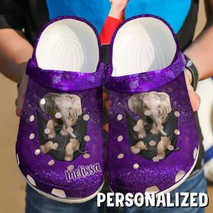 Elephant Personalized Baby In Pocket Sku 934 Crocs Crocband Clog Comfortable For Mens Womens Classic Clog Water Shoes