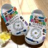 Embroidery Crocs Clog Classic Clog Love Embroidery Shoes