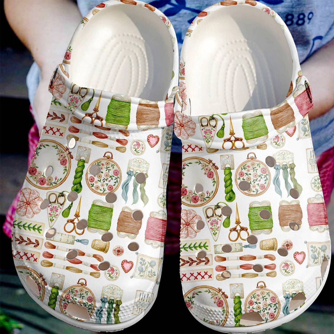Embroidery Personalize Clog Custom Crocs Fashionstyle Comfortable For Women Men Kid Print 3D Embroidery Lover Embroidery Personalize Clog Custom Crocs Fashionstyle Comfortable For Women Men Kid Print 3D Embroidery Lover