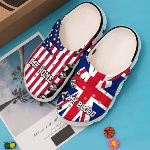 England My Home Blood Sku 954 Crocs Clog Clog Shoes