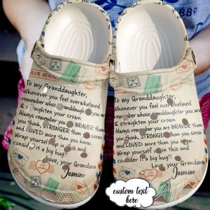 Family To My Grandaughter Sku 959 Crocs Clog Clog Shoes