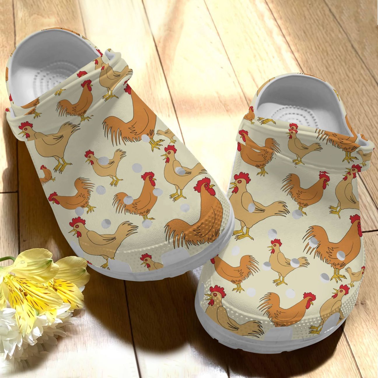 Farm Personalize Clog Custom Crocs Fashionstyle Comfortable For Women Men Kid Print 3D Chicken V2 Farm Personalize Clog Custom Crocs Fashionstyle Comfortable For Women Men Kid Print 3D Chicken V2