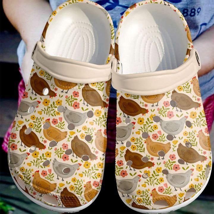 Farmer Chicken Florals Sku 602 Crocs Clog Clog Shoes Farmer Chicken Florals Sku 602 Crocs Clog Clog Shoes