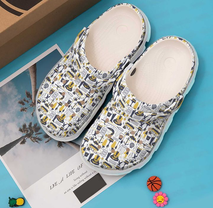 Fishing Pattern Sku 1039 Crocs Crocband Clog Comfortable For Mens Womens Classic Clog Water Shoes Fishing Pattern Sku 1039 Crocs Crocband Clog Comfortable For Mens Womens Classic Clog Water Shoes