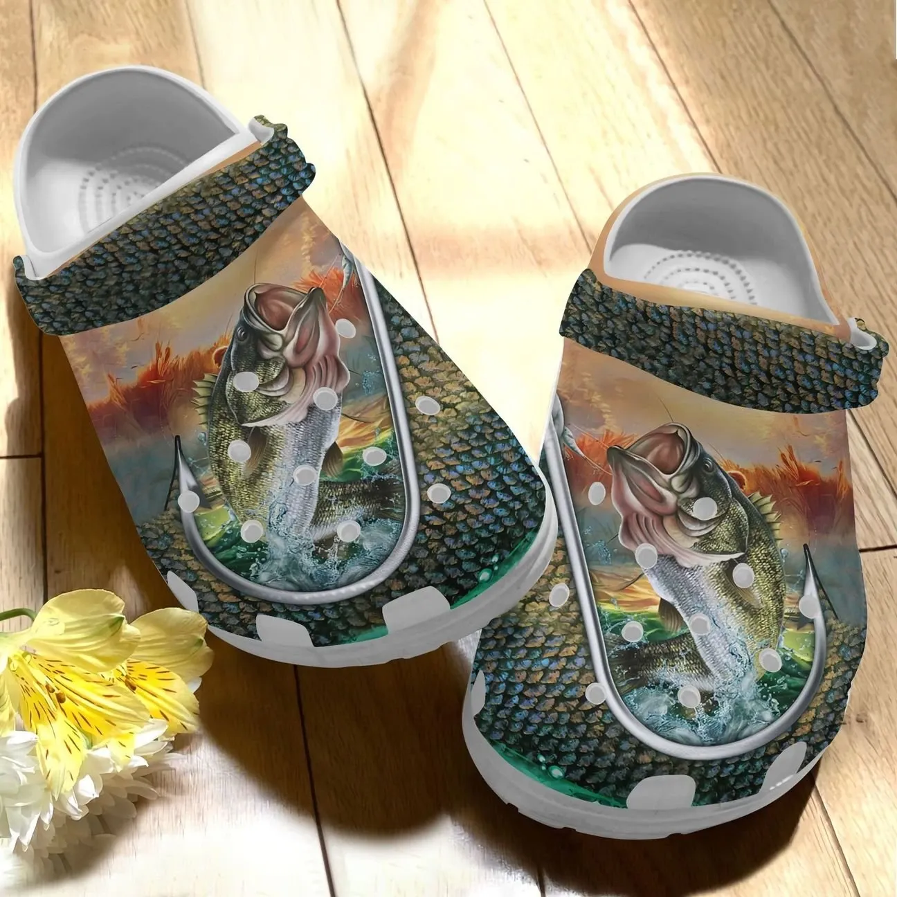 Fishing Personalize Clog Custom Crocs Fashionstyle Comfortable For Women Men Kid Print 3D Whitesole Fishing Time Fishing Personalize Clog Custom Crocs Fashionstyle Comfortable For Women Men Kid Print 3D Whitesole Fishing Time
