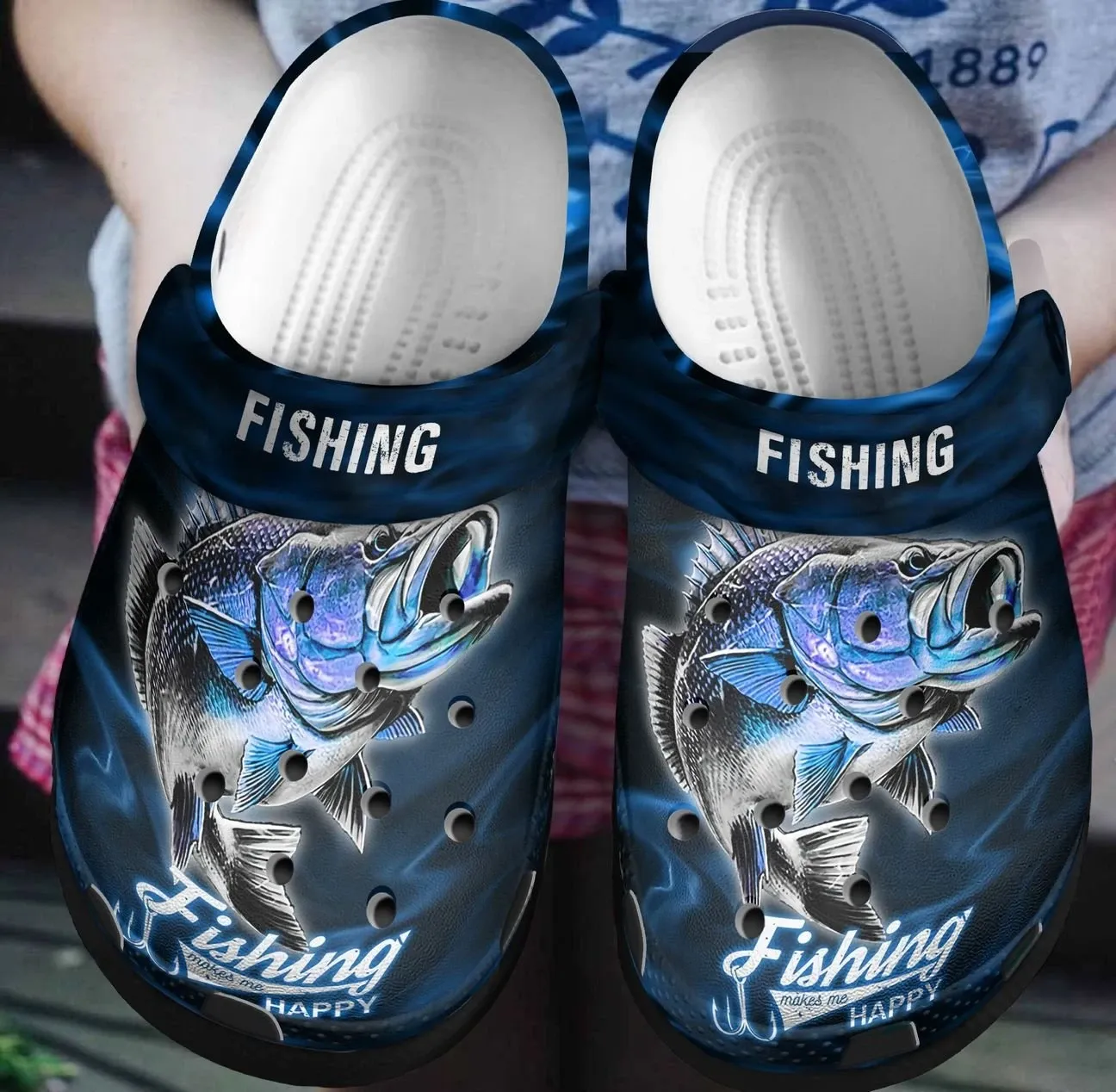 Fishing Personalized Clog Custom Crocs Comfortablefashion Style Comfortable For Women Men Kid Print 3D 3D Fishing Personalized Clog Custom Crocs Comfortablefashion Style Comfortable For Women Men Kid Print 3D 3D