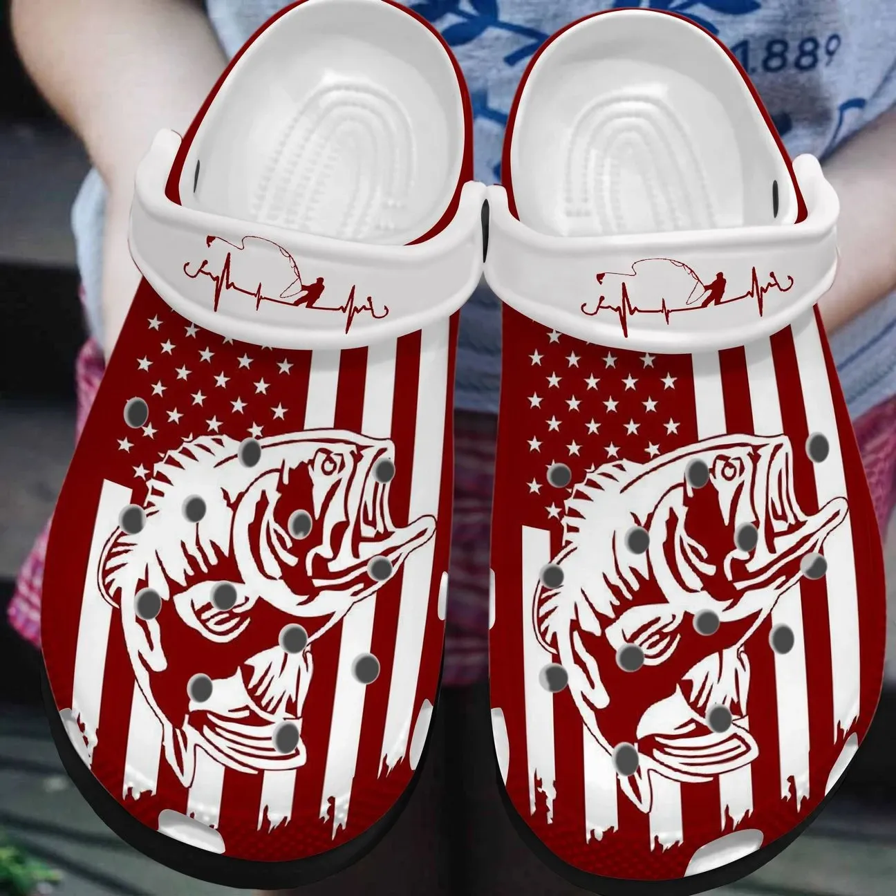 Fishing Personalized Clog Custom Crocs Comfortablefashion Style Comfortable For Women Men Kid Print 3D Fish Fishing Personalized Clog Custom Crocs Comfortablefashion Style Comfortable For Women Men Kid Print 3D Fish