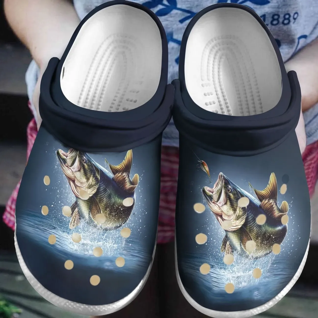 Fishing Personalized Clog Custom Crocs Comfortablefashion Style Comfortable For Women Men Kid Print 3D Fishing Bass Fishing Personalized Clog Custom Crocs Comfortablefashion Style Comfortable For Women Men Kid Print 3D Fishing Bass