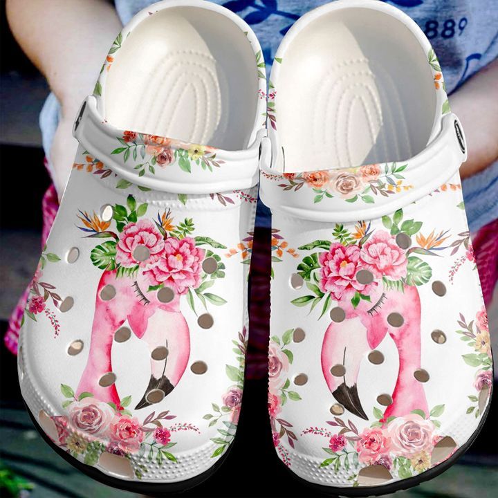 Flamingo Lovely Sku 1066 Crocs Crocband Clog Comfortable For Mens Womens Classic Clog Water Shoes Flamingo Lovely Sku 1066 Crocs Crocband Clog Comfortable For Mens Womens Classic Clog Water Shoes