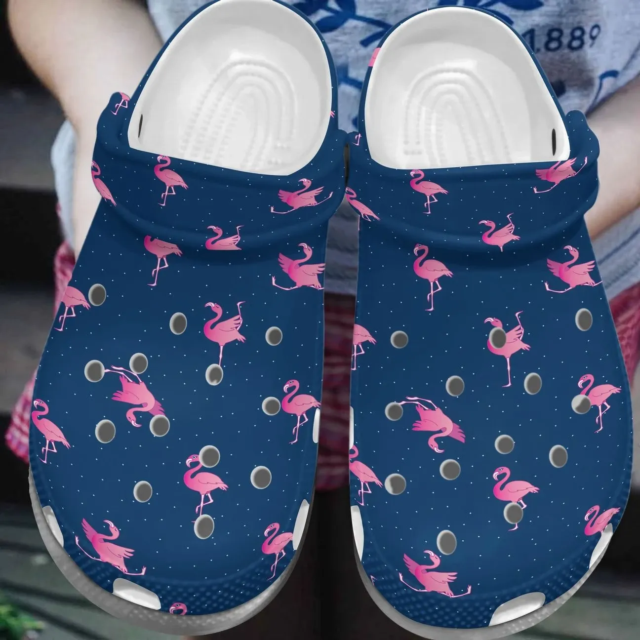 Flamingo Personalized Clog Custom Crocs Comfortablefashion Style Comfortable For Women Men Kid Print 3D Dancing Flamingo Flamingo Personalized Clog Custom Crocs Comfortablefashion Style Comfortable For Women Men Kid Print 3D Dancing Flamingo