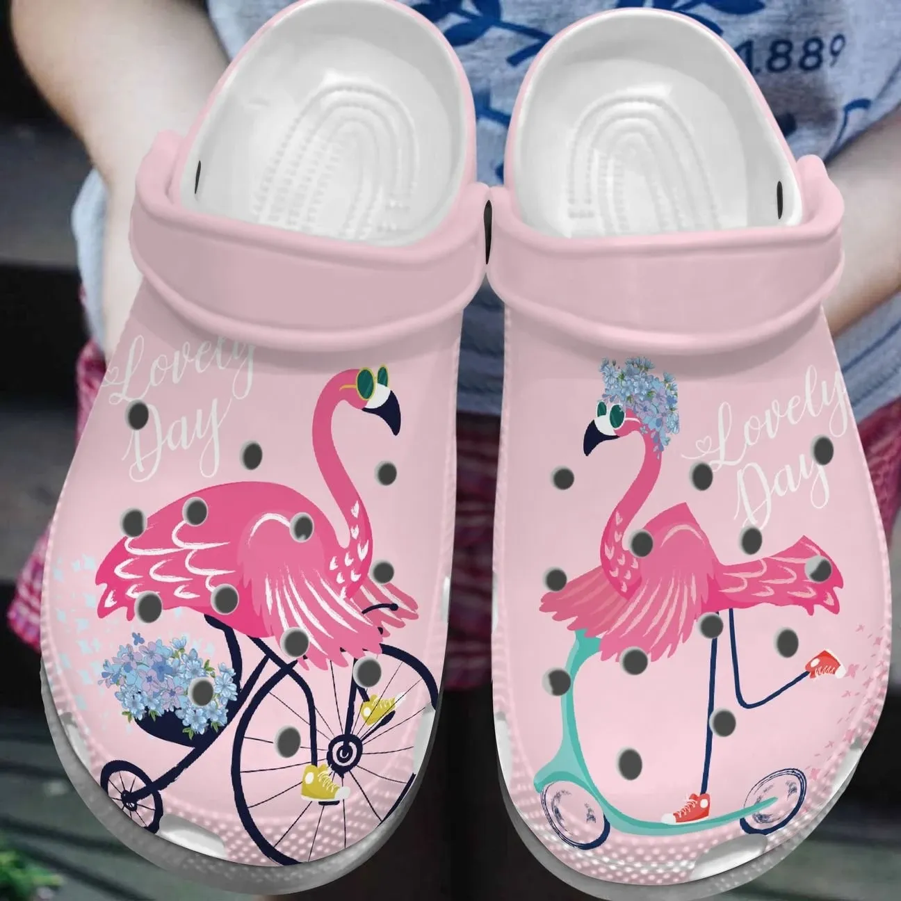Flamingo Personalized Clog Custom Crocs Comfortablefashion Style Comfortable For Women Men Kid Print 3D It’S A Lovely Day Flamingo Personalized Clog Custom Crocs Comfortablefashion Style Comfortable For Women Men Kid Print 3D It’S A Lovely Day