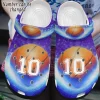 Football Personalized Clog Custom Crocs Comfortablefashion Style Comfortable For Women Men Kid Print 3D I Love Football