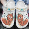 Fox Personalized Clog Custom Crocs Comfortablefashion Style Comfortable For Women Men Kid Print 3D Mommy’S Love
