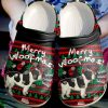 French Bull Dog Merry Woofmas Sku 1125 Crocs Crocband Clog Comfortable For Mens Womens Classic Clog Water Shoes