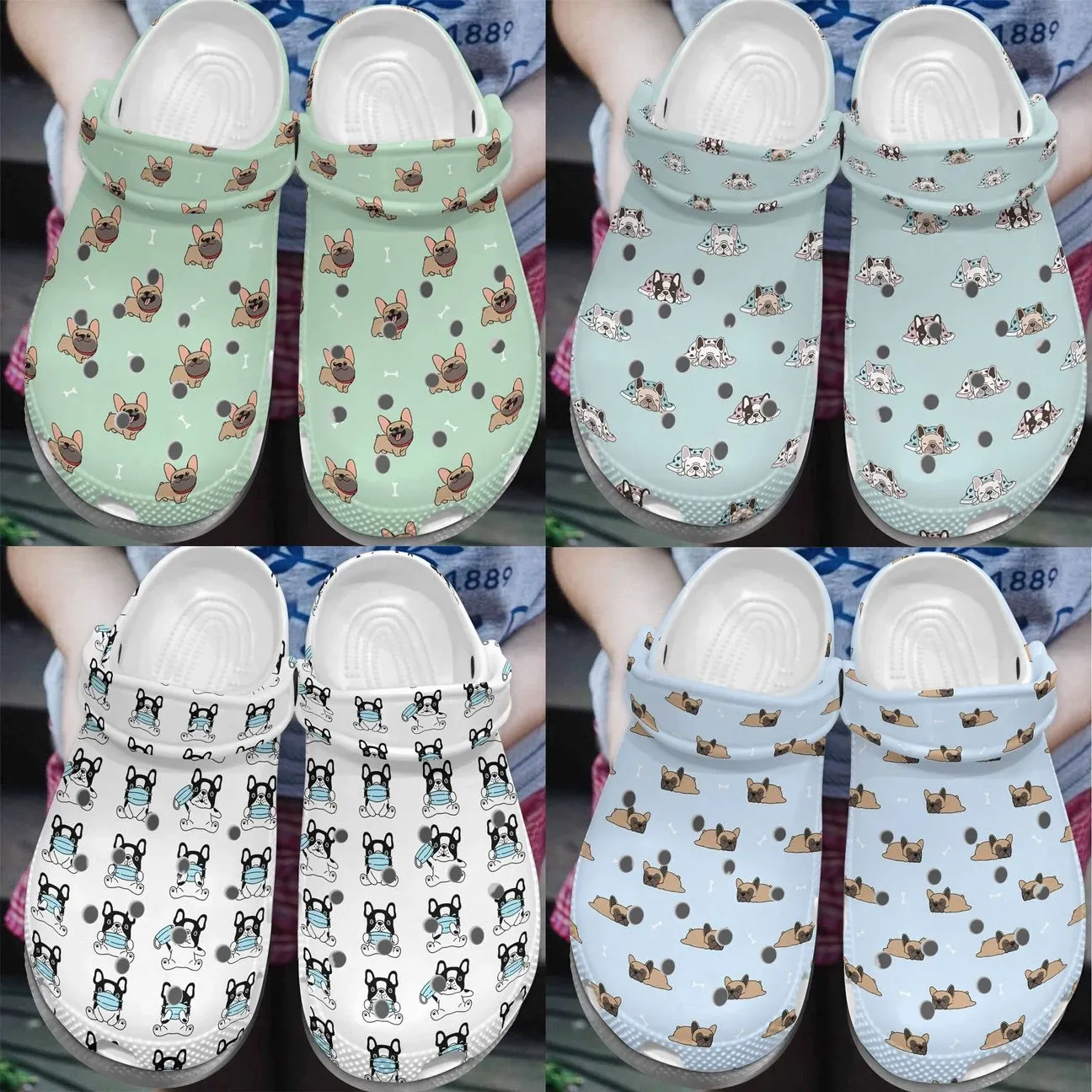 French Bulldog Personalize Clog Custom Crocs Fashionstyle Comfortable For Women Men Kid Print 3D Collection French Bulldog Personalize Clog Custom Crocs Fashionstyle Comfortable For Women Men Kid Print 3D Collection