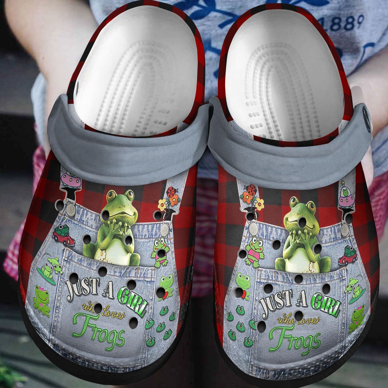 Frog Personalized Clog Custom Crocs Comfortablefashion Style Comfortable For Women Men Kid Print 3D Just A Girl Who Loves Frogs Frog Personalized Clog Custom Crocs Comfortablefashion Style Comfortable For Women Men Kid Print 3D Just A Girl Who Loves Frogs
