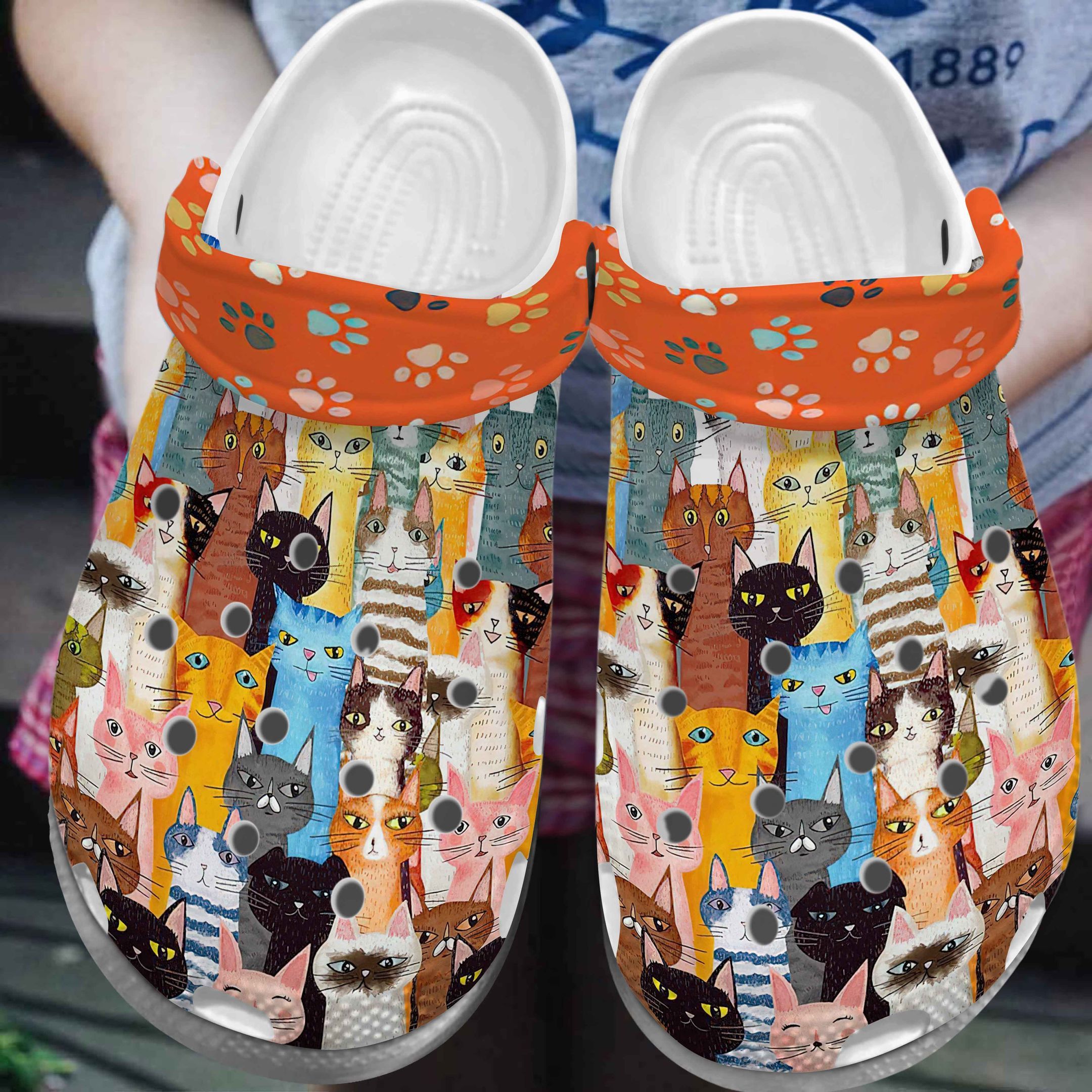 Funny Cat Family Cartoon Shoes Crocs Clog Crocbland Clog Birthday Gift For Woman Girl Daughter Sister Niece Friend Funny Cat Family Cartoon Shoes Crocs Clog Crocbland Clog Birthday Gift For Woman Girl Daughter Sister Niece Friend
