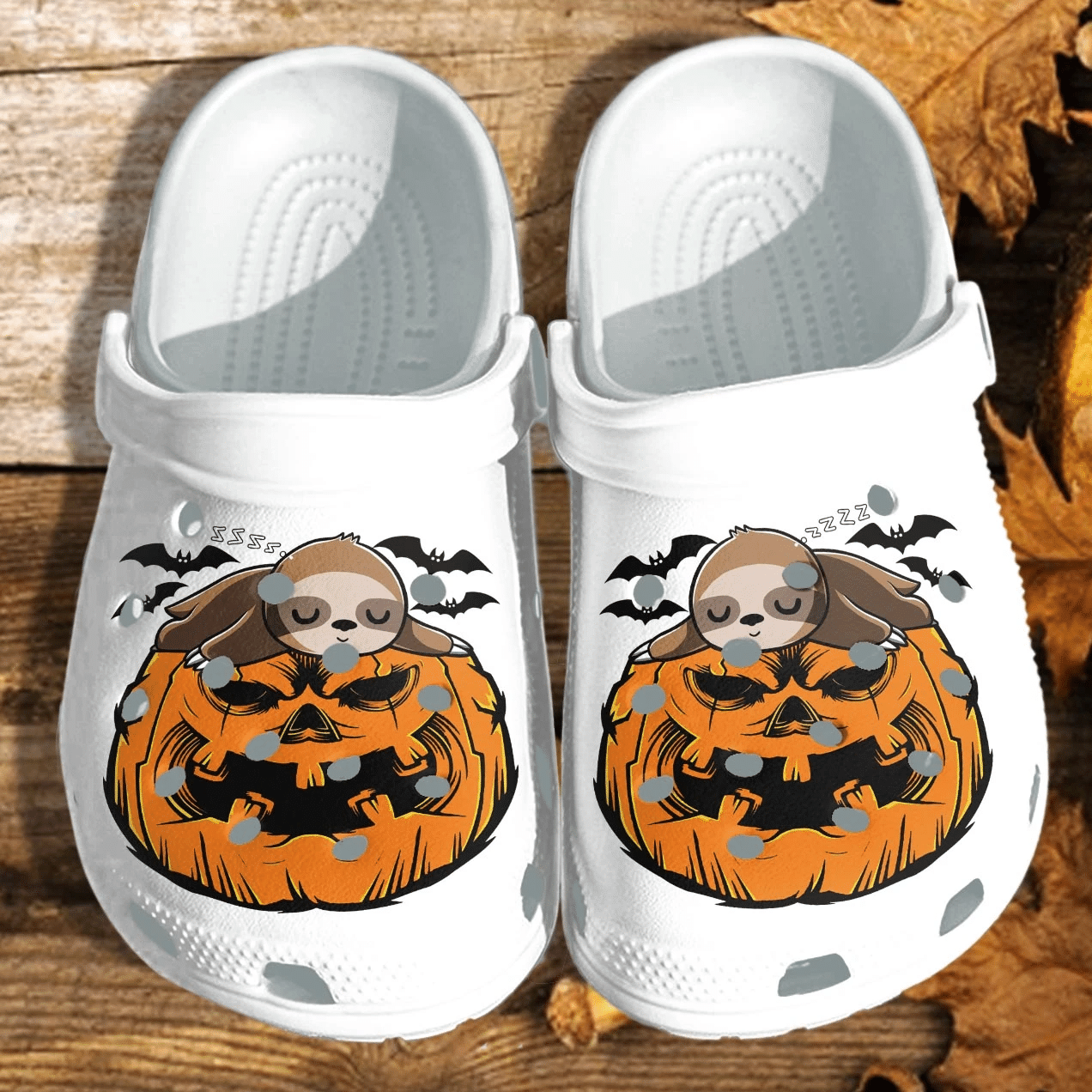 Funny Sloth Hug Pumpkin Shoes Clog – Halloween Crocs Clog Crocband Clog Birthday Gift For Girl Women Funny Sloth Hug Pumpkin Shoes Clog – Halloween Crocs Clog Crocband Clog Birthday Gift For Girl Women